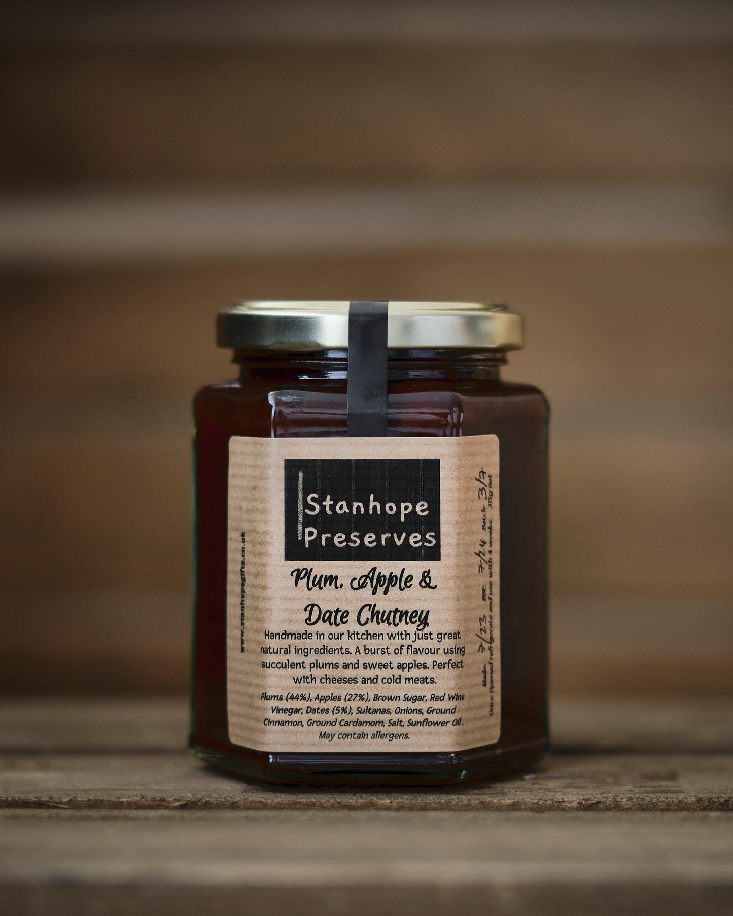 Plum, Apple & Date Chutney