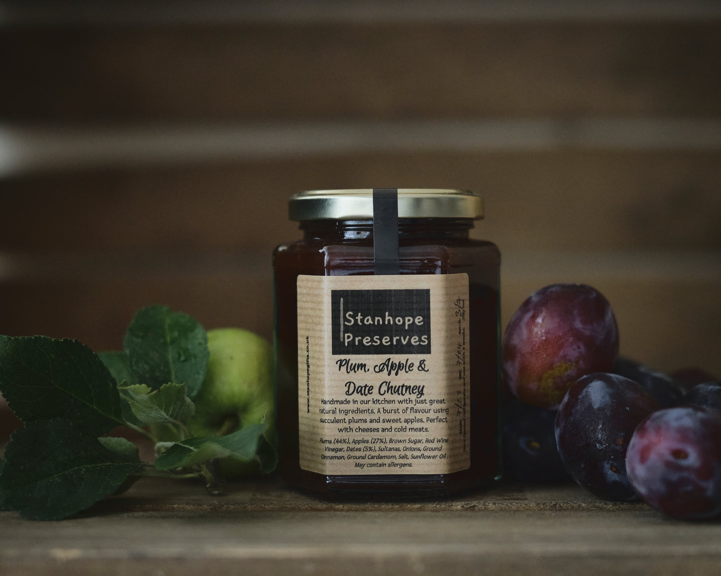 Plum, Apple & Date Chutney