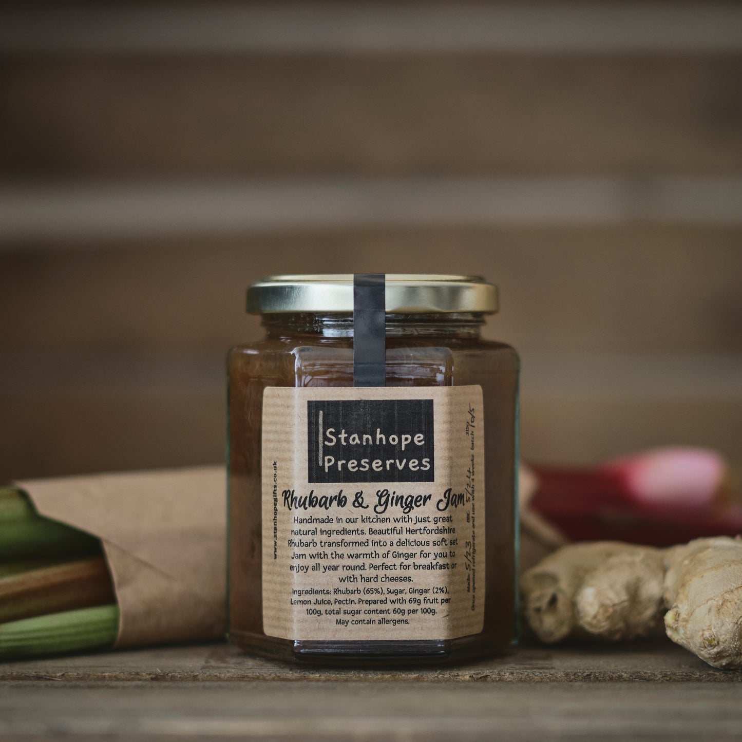 Rhubarb & Ginger Jam